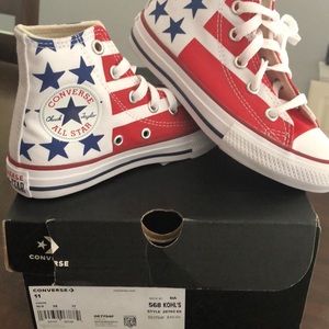Chuck Taylor American flag youth
